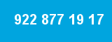 922 877 19 17 922 877 19 17